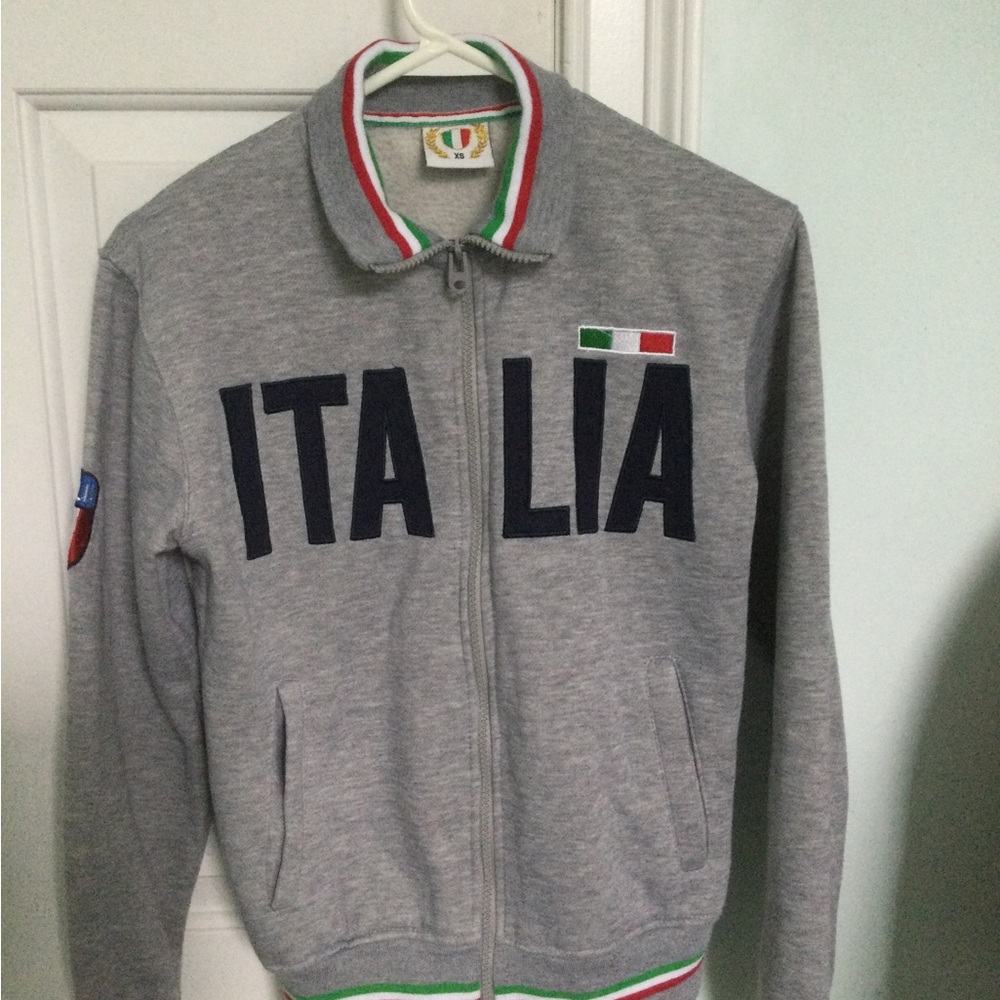 Italia Women Full Zip Warm Up Jacket XS- Used